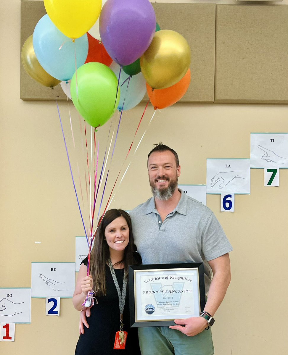 🎉 Congratulations to <a href="/WataugaSchools/">Watauga County Schools</a> Rookie Teacher of the Year:

🎶💥Mr. Frankie Lancaster💥🎶

Mr. Lancaster is a tremendous asset to our school, students, &amp; staff. His contagious smile, positive light, &amp; dedication to students inspires us all! We are so proud he is ours! 🎉