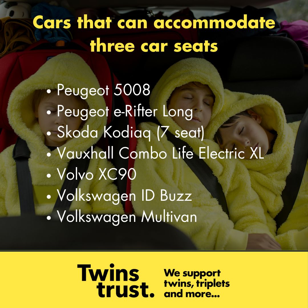 A recent survey by Mumsnet revealed that for 72% of parents expecting ‘a third child’, finding a car that’s suitable to fit car seats in the back was the biggest logistical headache. Parents of multiples often ask us about this, so we’ve put together a list of What Car?’s

1/4