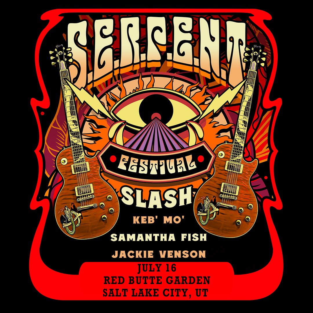Salt Lake City, Utah! S.E.R.P.E.N.T festival is coming your way. Pre-sale begins MON April 29, password SERPENTFEST24. Click the link in bio and head to serpentfestival.com to grab your tix. #slashnews
