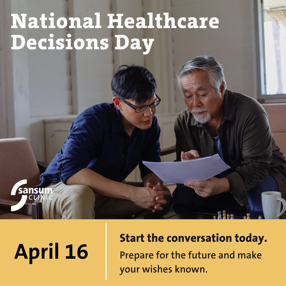 Plan for the future by documenting the healthcare decisions you would make in the event of a medical crisis in your #advancedirective. Learn more at acp.sansumclinic.org. #advancecareplanning #SansumClinic #RidleyTreeCancerCenter #Nationalhealthcaredecisionsday