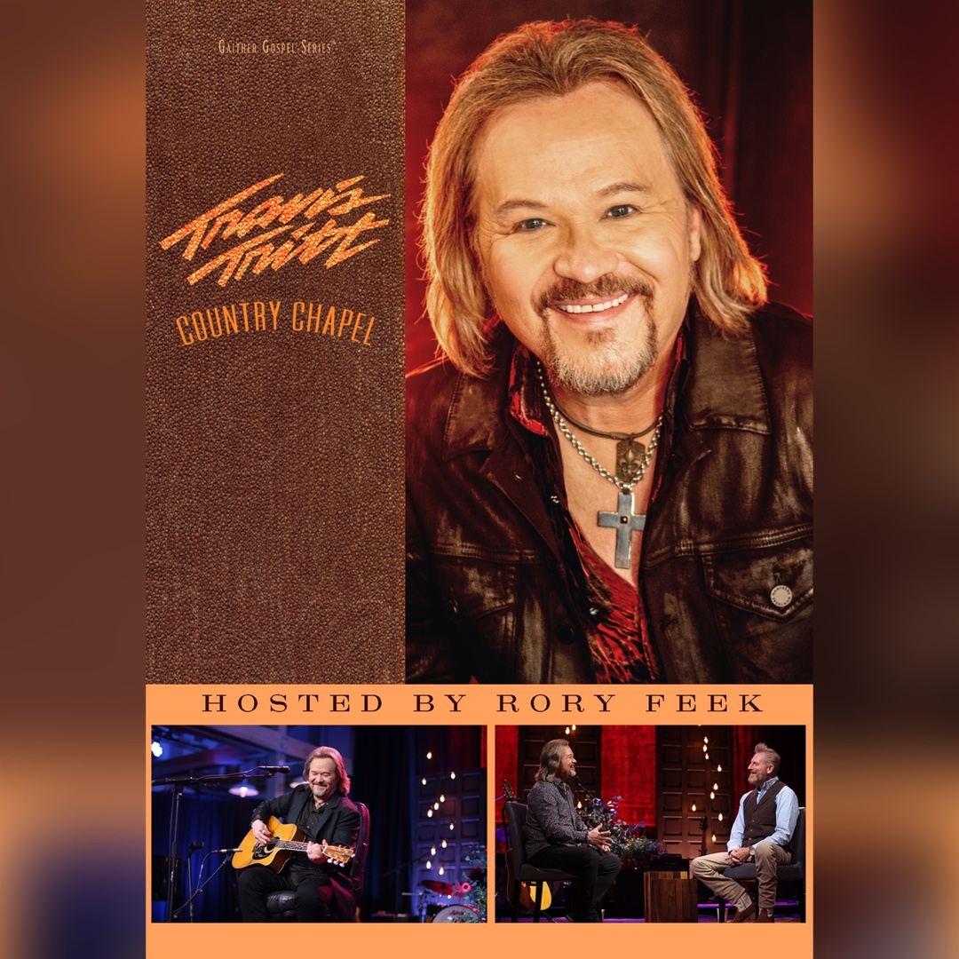 We’re only ten days away from the release of Travis Tritt's Country Chapel DVD! 🎶 Pre-order your copy here: gaithermusic.lnk.to/TrittDVD