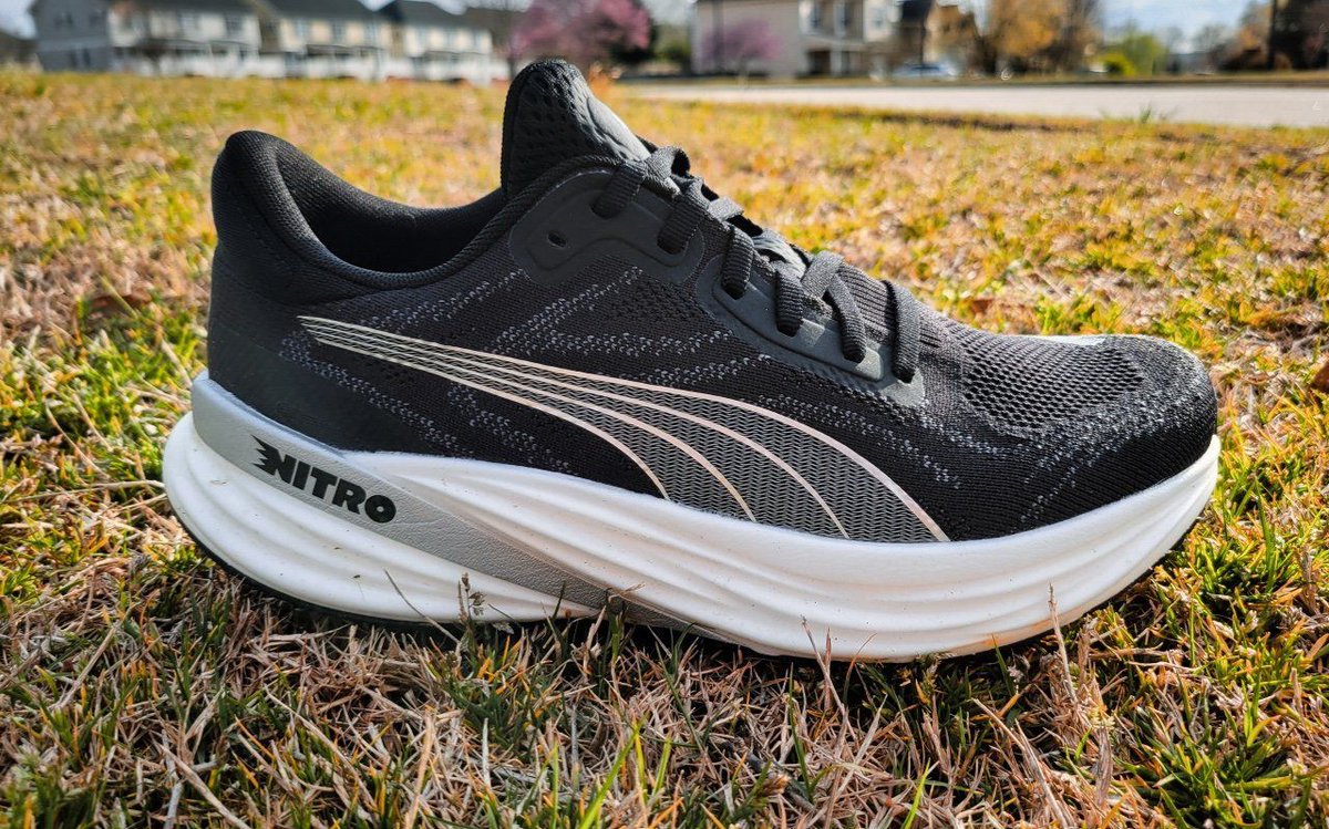 The Puma Magnify Nitro is a max cushioned shoe that can be an all-around shoe for most runners. It’s not the softest or most plush shoe in the max cushion category but it is a very smooth shoe that helps make paces feel faster while also having aweso - bit.ly/3JiZ1Hi