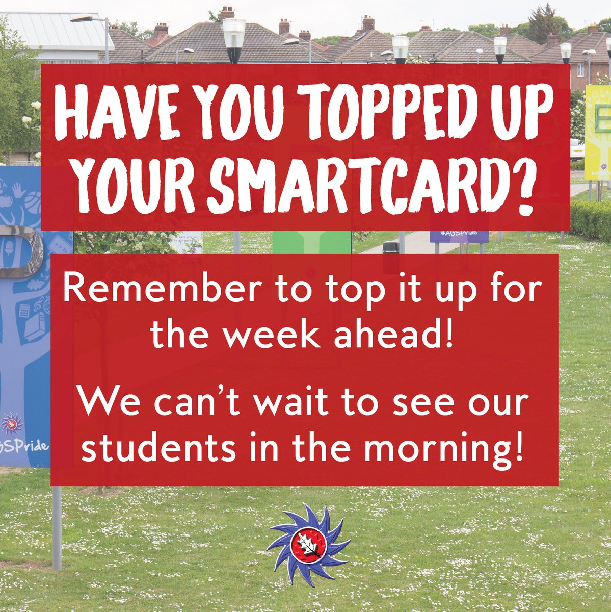 Another great week underway! 👏 Have you topped up your smartcard? Remember to top it up for the week ahead! Don't forget we offer FREE breakfast everyday from 8am