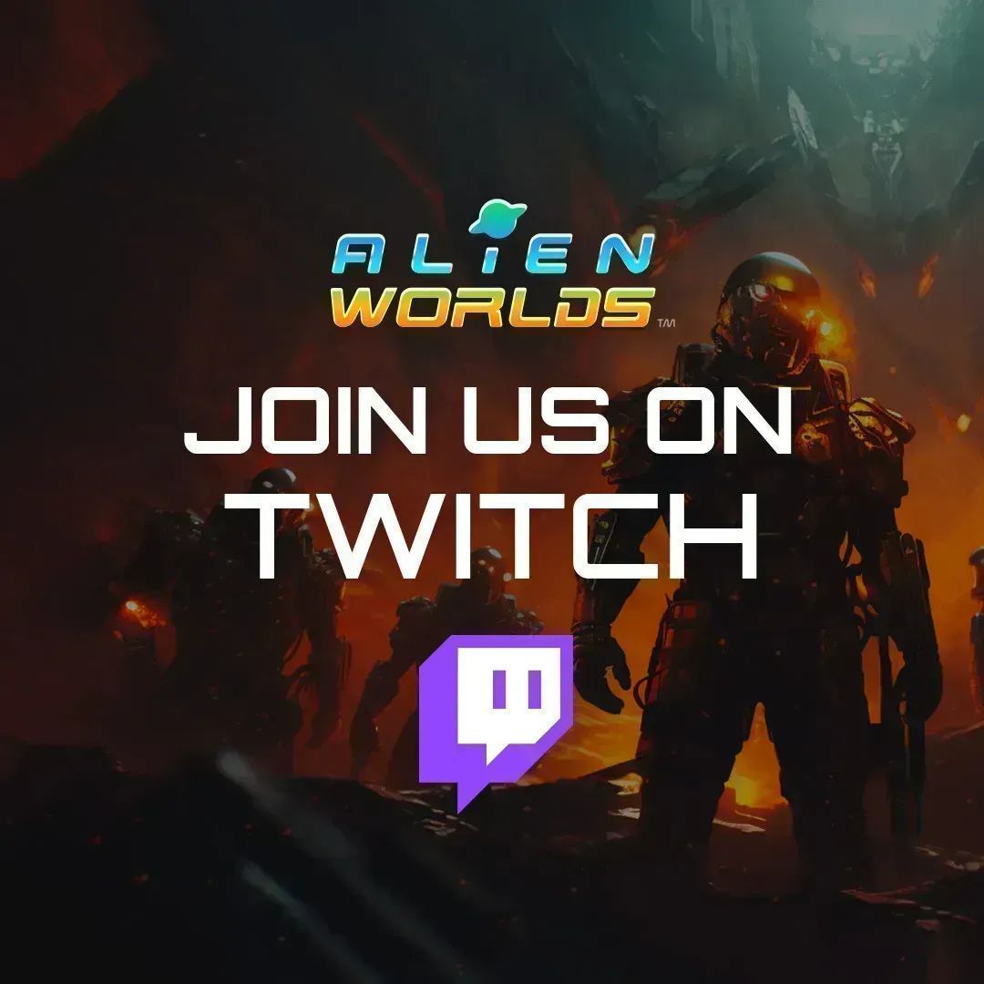 🎊 Twitch Games with Xander are now underway! 🎊

👉 On the official #AlienWorlds Twitch channel at buff.ly/3V8qEak 👈

⭐️An opportunity to win #AlienWorldsNFT🎁 while playing GAMES⭐️

Best wishes to all, see you there!💫

#Play2Earn #Web3 #WAXFAM #NFT #NFTCommunity