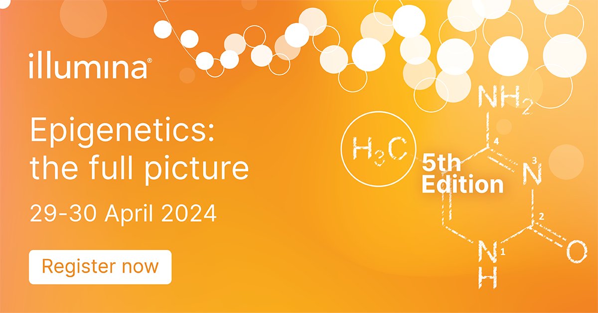 Epigenetics: the full picture 2024 - join us to learn about the latest technologies and advances in epigenetics! Learn more about this rapidly growing field from the experts.  bit.ly/3JmWyeS