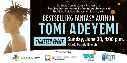 Tickets are on sale now for our event with bestselling fantasy author @tomi_adeyemi. She will discuss her new book “Children of Anguish and Anarchy” on June 30 at the Clark Family Branch Post Event Space. Tickets: eventbrite.com/e/author-event…