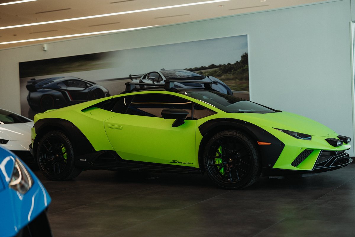 The Lamborghini Huracán Sterrato has an adventurous spirit that mesmerizes the moment you set eyes on it. #LamborghiniHuracánSterrato #LamboNorthScott #LamborghiniNorthScottsdale