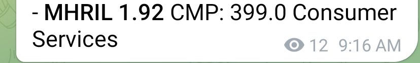 krishnakhanna's tweet image. Some unmissable trades for today which were screened live.

#MHRIL at Preopen 399 to 408.75
#INGERRAND 3845 to 3897
#DSSL 1108.45 at 12:08 does UC 1131.95