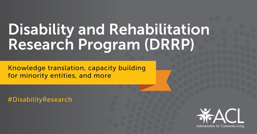 ACL's National Institute on Disability, Independent Living, and Rehabilitation Research (NIDILRR) has released a new research funding opportunity on mobile applications for use by people with disabilities. Proposals due 6/7. acl.gov/news-and-event…