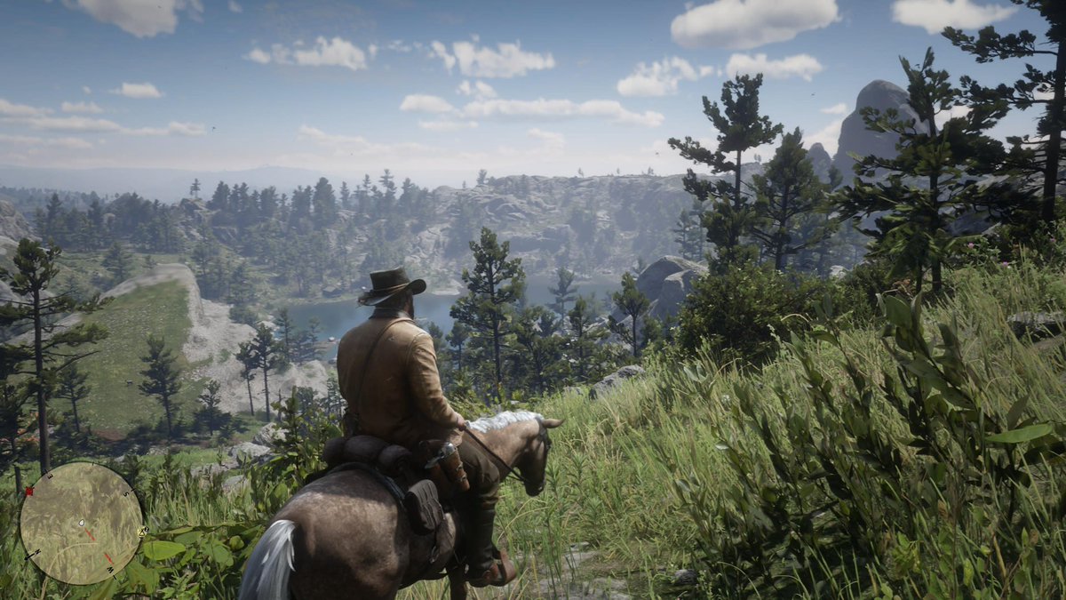 ada_wong21's tweet image. الجرافيكسسس و التفاصيل ررهيبببه جداً  اللعبة عبجتني مرررة +الخيل الاسود اخذ قلبيي 😫 لاني احب الخيوول من صغري 
#Reddead