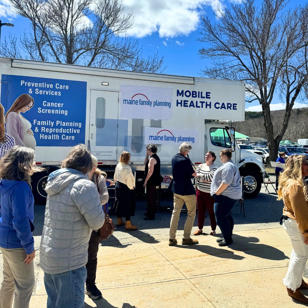 TODAY Maine Family Planning will hold an event with our new mobile medical unit outside the Maine State House! 🚚 This demonstration is to urge the Legislature to fund LD 1478 sponsored by @mainestatedems Sen. Pierce, to invest in the state’s family planning network. Stop by!