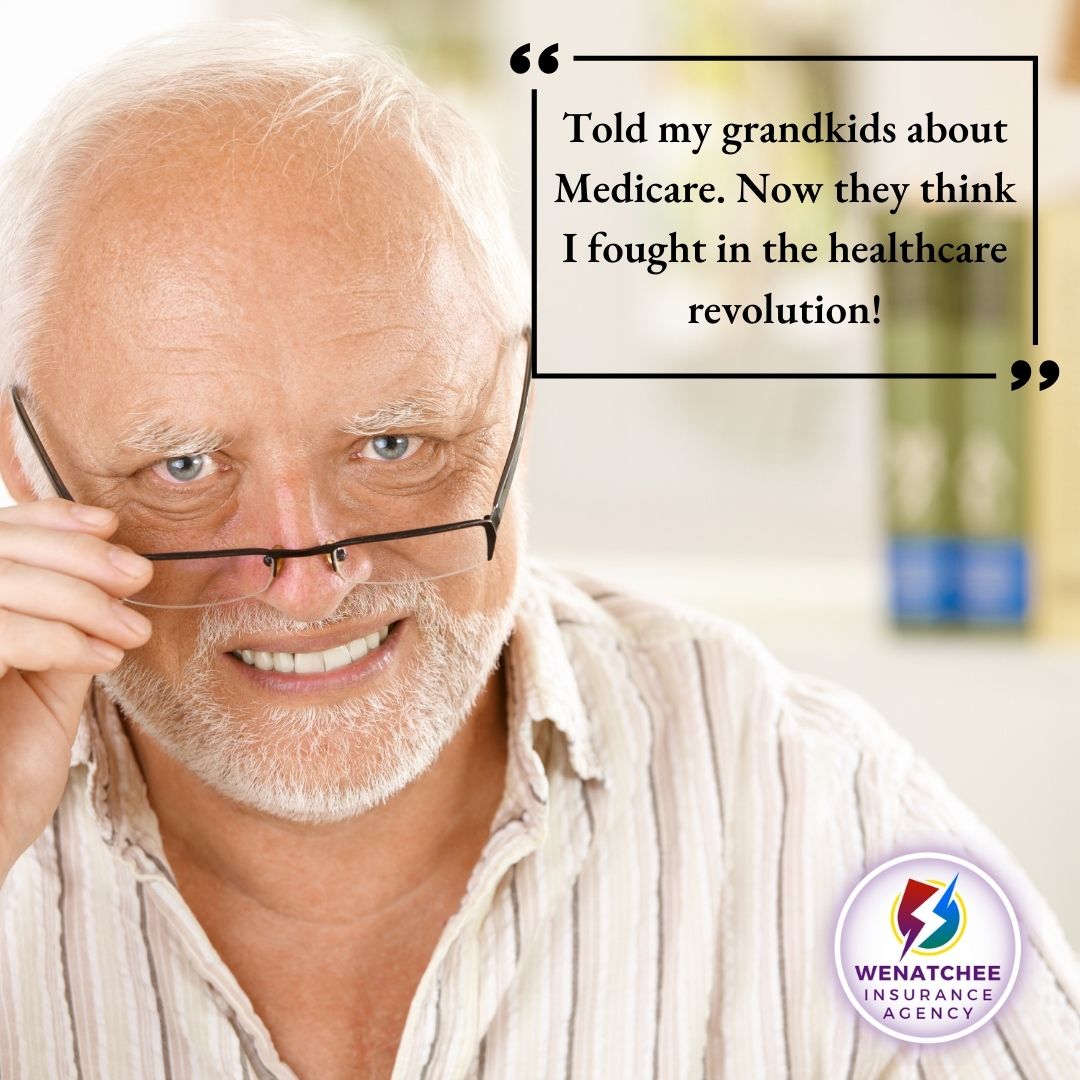 🌳💬 Come in & swap war stories with Matt or trade recipes with Suzie.

We have been  assisting with Healthcare and Medicare for years in Wenatchee Enrollment Center.

Have a little fun, you can tell your grandkids you were part of the revolutions.

#Healthcare #Medicare