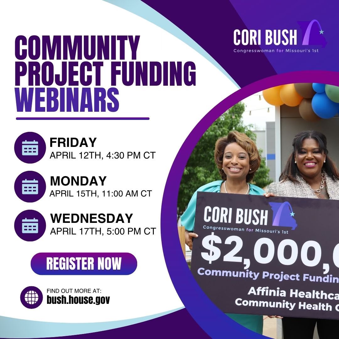 Our FY 2025 Community Project Funding applications are now open! Learn more or submit a proposal by visiting the link in my bio or clicking ⬇️ bush.house.gov/community-proj…