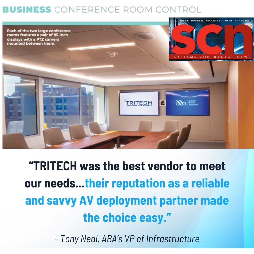 We are thrilled to have been featured in the April edition of @scnmag for our work at @ABABankers. Check it out! tinyurl.com/5anb8b76 #scnnews #casestudy #tritech #tritechcomm #tritechcommunications