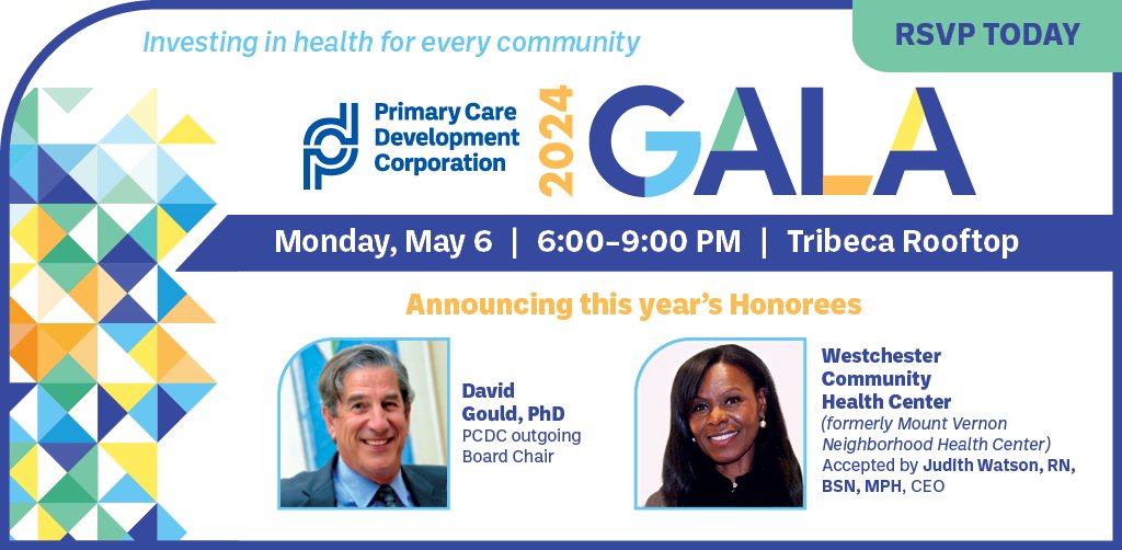 Join us on May 6 as we honor champions who exemplify our mission to strengthen communities and build health equity through primary care. Please join us for this premier networking event! ow.ly/Icxv50RgrzI