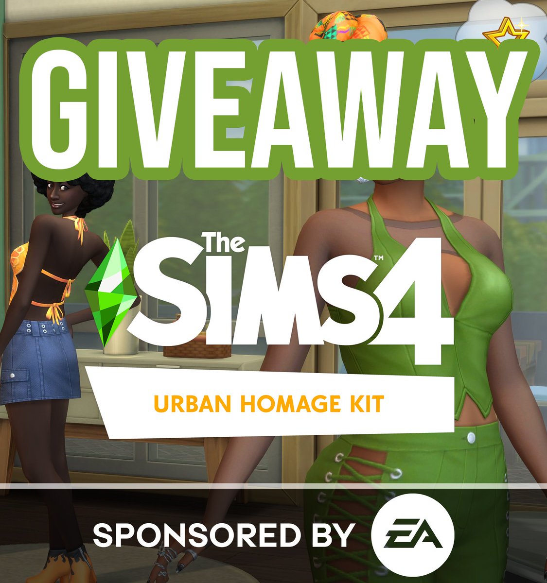 💚Urban Homage Kit GIVEAWAY💚  

Thx to #EACreatorNetwork, I give away one copy (EA App/Origin) of The Sims 4 Urban Homage Kit!          

-Follow     
-Like this tweet     
-&amp; retweet to enter!    
 -Ends April 19 at 9PM CET. Pls open your DMs :)   

#EAPartner #Ad #Werbung