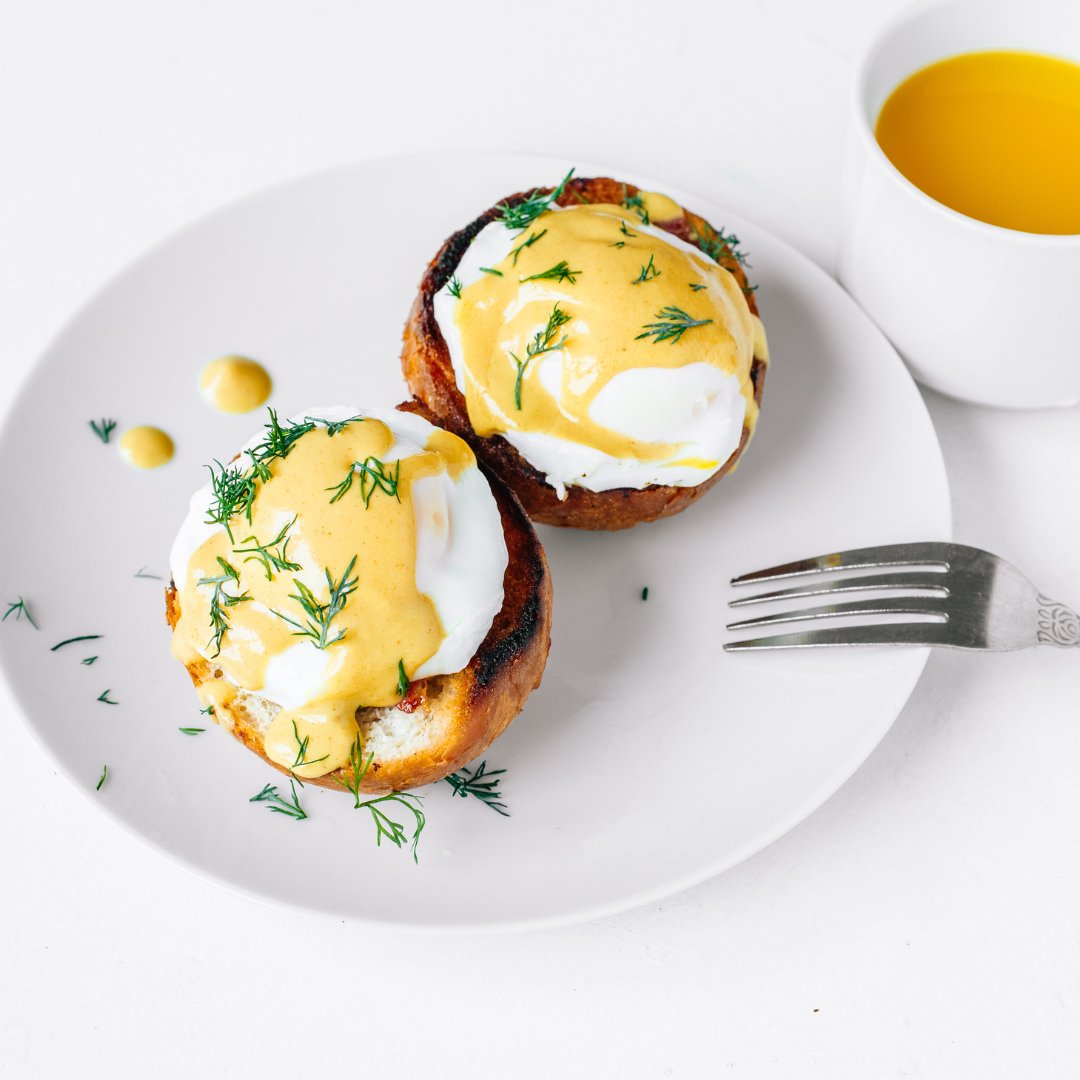 Happy National Eggs Benedict Day! 🍳🥓🍞 

This classic breakfast/brunch dish features poached eggs with Hollandaise sauce and Canadian bacon or ham on English muffin halves. 

Who else is craving some right now? 😋 

#NationalEggsBenedictDay #BrunchGoals