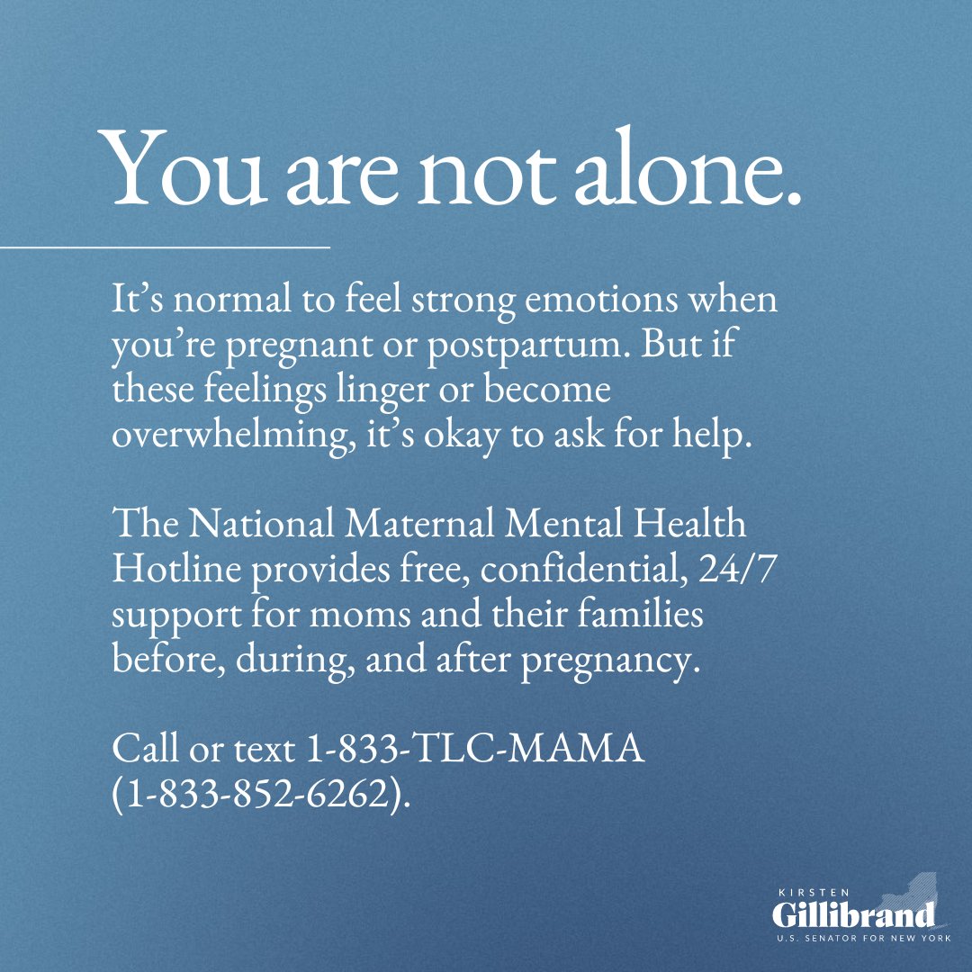 The Maternal Mental Health Hotline has been an incredible resource for thousands of moms and expectant mothers who need support. This #BlackMaternalHealthWeek, if you or someone you know could use prenatal or postpartum mental health support, please call/text 1-833-TLC-MAMA.