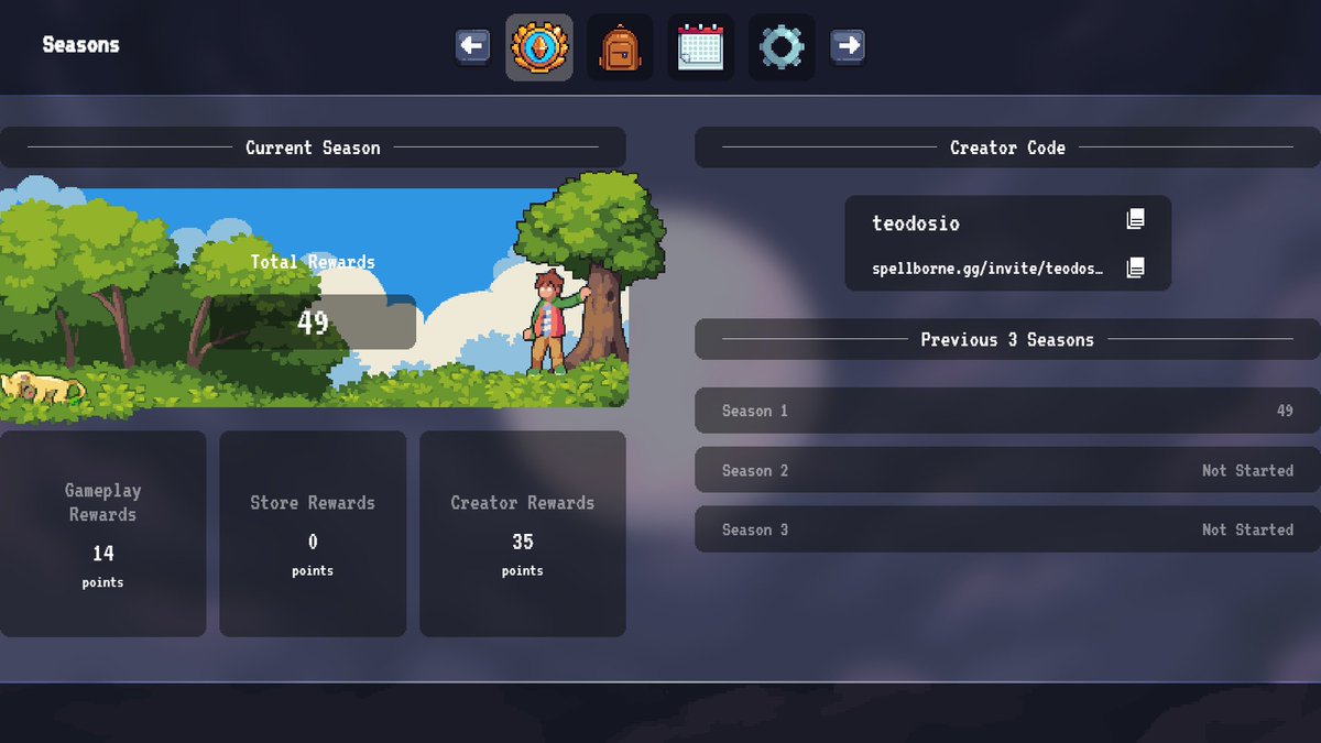 luizft99's tweet image. 👾 A monster-catching MMORPG in retro style. 

Join and earn points and get rewards itens in season 0.
spellborne.gg/invite/teodosio

#SpellborneCreate