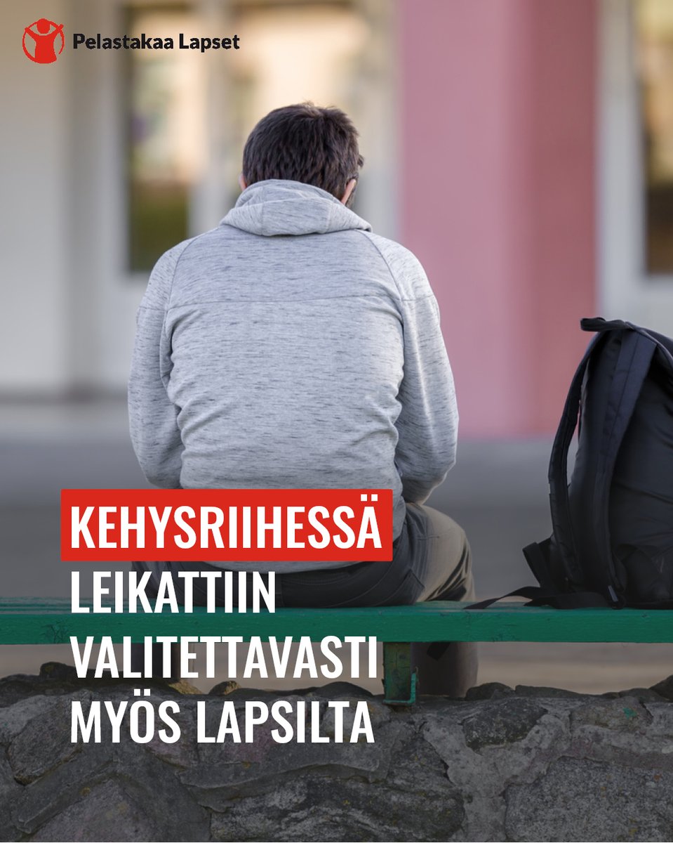 #Kehysriihi uudet leikkaukset heikentävät lasten ja perheiden tukea. Järjestöjen avustusleikkauksia ollaan syventämässä entisestään. Peruspalveluiden hoitotakuun heikentäminen, palveluvalikoiman rajaaminen ja asiakasmaksujen kasvattaminen voivat vaikeuttaa palveluihin pääsyä.