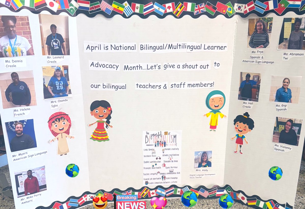 Stacey Addy (@mrsaddy_) on Twitter photo Celebrating our bilingual teachers & staff <a href="/ScottsBranchES/">Scotts Branch Elementary School</a> as we continue to spotlight National Bilingual/Multilingual Month! #April #multilingual #celebrate @LTillSBES <a href="/mrshguenther/">Mrs. Guenther</a> @DrMcNultySBES <a href="/DPerryBCPS/">Mr. Perry</a> <a href="/BCPSESOLWelcome/">BCPS ESOL Welcome Center</a> <a href="/BaltCoPS/">Baltimore County Public Schools</a> Celebrating our bilingual teachers & staff <a href="/ScottsBranchES/">Scotts Branch Elementary School</a> as we continue to spotlight National Bilingual/Multilingual Month! #April #multilingual #celebrate @LTillSBES <a href="/mrshguenther/">Mrs. Guenther</a> @DrMcNultySBES <a href="/DPerryBCPS/">Mr. Perry</a> <a href="/BCPSESOLWelcome/">BCPS ESOL Welcome Center</a> <a href="/BaltCoPS/">Baltimore County Public Schools</a>