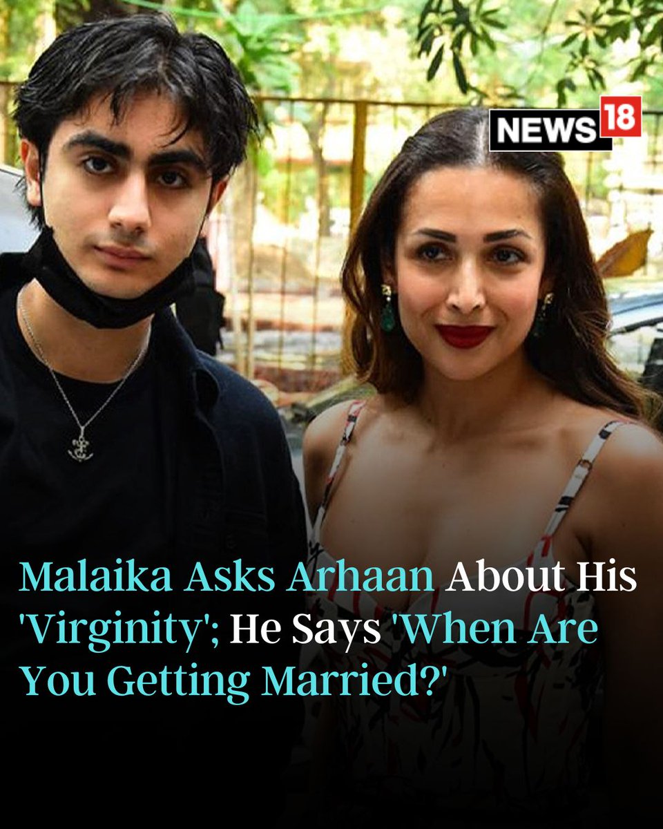 Malaika Arora made a guest appearance on Arhaan's vodcast, where they will discussed sex, marriage and social media

Full story: news18.com/movies/malaika…

#malaikaarora #arhaankhan #bollywood #arbaazkhan #marriage #viral #trending #bollywoodnews