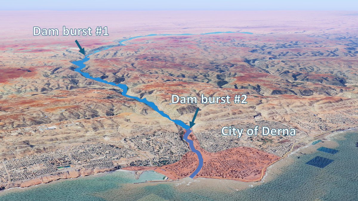 eladdente's tweet photo. How rare were the catastrophic storm and flood in #Derna (Libya) on Sep. 23?
What could have been the outcome if dams weren't built upstream in the first place?
Find out in the talk by Armon, @yuvalshmilo, et al!
Tomorrow, 17.4, 9:55 AM at #EGU24
https://t.co/caS94eVzil https://t.co/cPIHqDsfi4