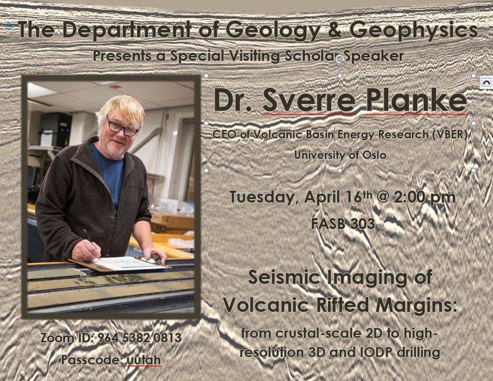 Happening today @UofUGeo! #IODP #Exp396