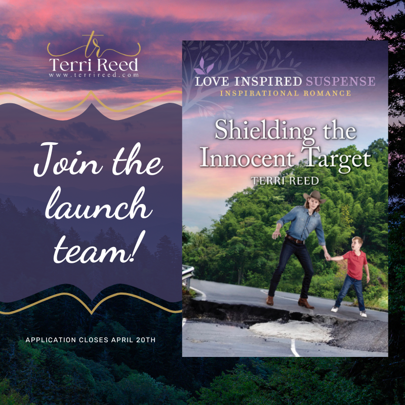 Excited to share that Terri Reed's upcoming Love Inspired Suspense title, 'Shielding the Innocent Target,' is soon to release! 📘🎉 Want an early peek and help spread the word? Sign up for the launch team here: forms.gle/YpiT75D2c14vDk…

#christianfiction #suspense #booklaunch…