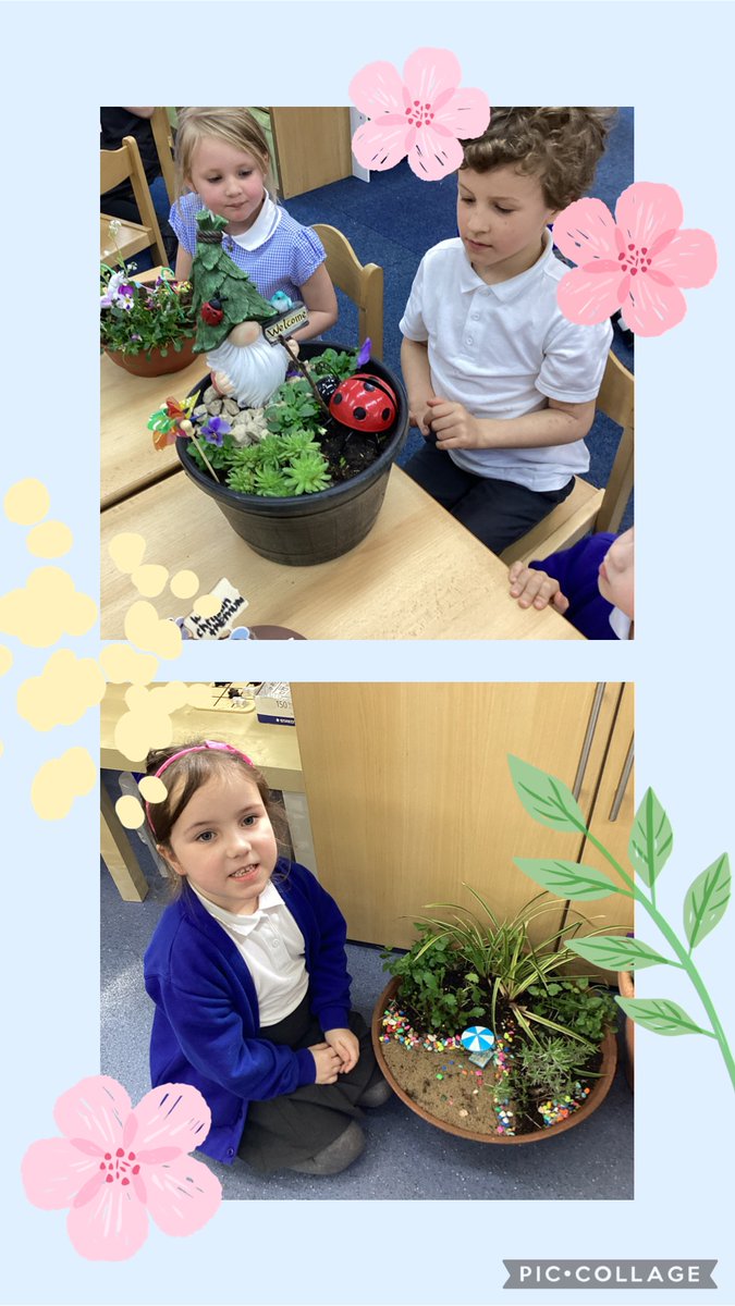 Year One have been planting their own miniature gardens over the Easter break and today we enjoyed looking at them. We look forward to watching them grow over the summer term!
