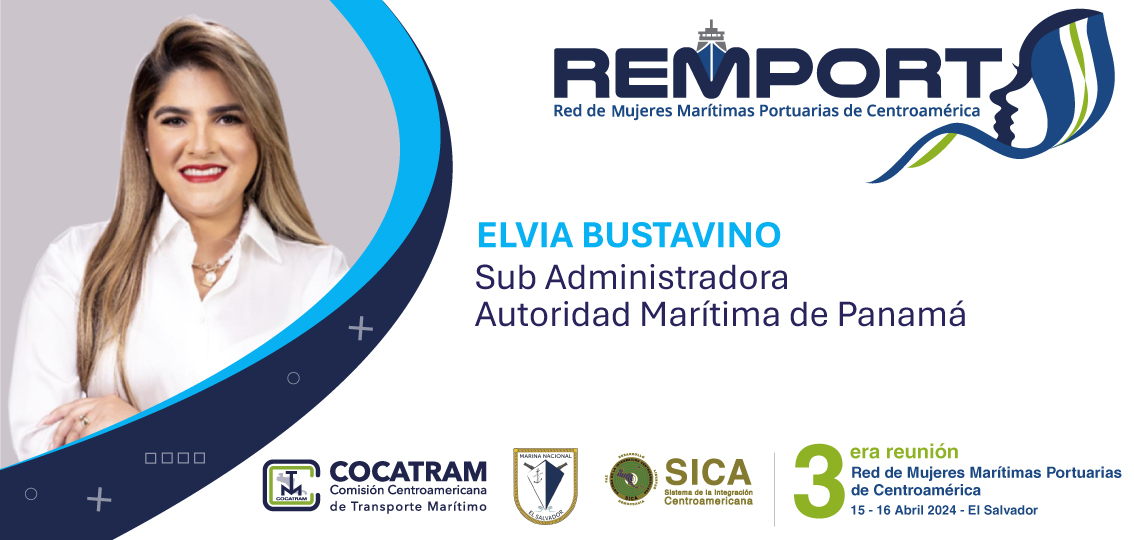 Elvia Bustavino, Subadministradora Autoridad Marítima de Panamá (AMP), comparte ante miembros de la Red REMPORT 2024, el 'Fortaleciendo las Estelas en el Mar' @IMOHQ #Ellasinspiran @sg_sieca @sg_sica @RedMAMLa @STMCOMMCASICA @FNfaes @EPN_Nicaragua @EscuelaNavalGt