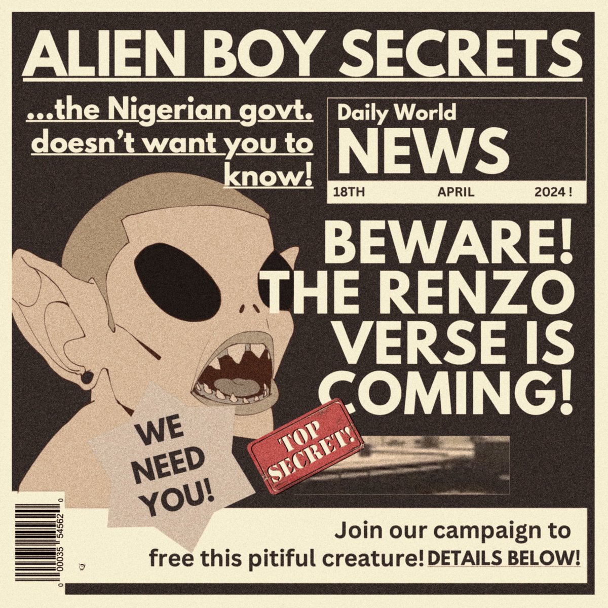 ALIEN BOY SECRETS! COMMISSIONED BY @_ren_zoo 👽x👺 🙏🏾⭐️