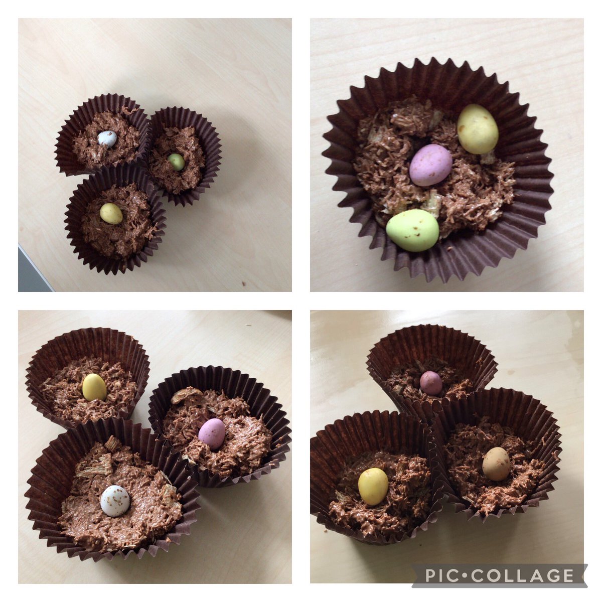 In today’s baking club, we made our own dragon egg nests! Lots of fun and plenty of chocolate 🍫 🐉 🪺 🥚 #dragonsatparish #bakingclub @parishschool1