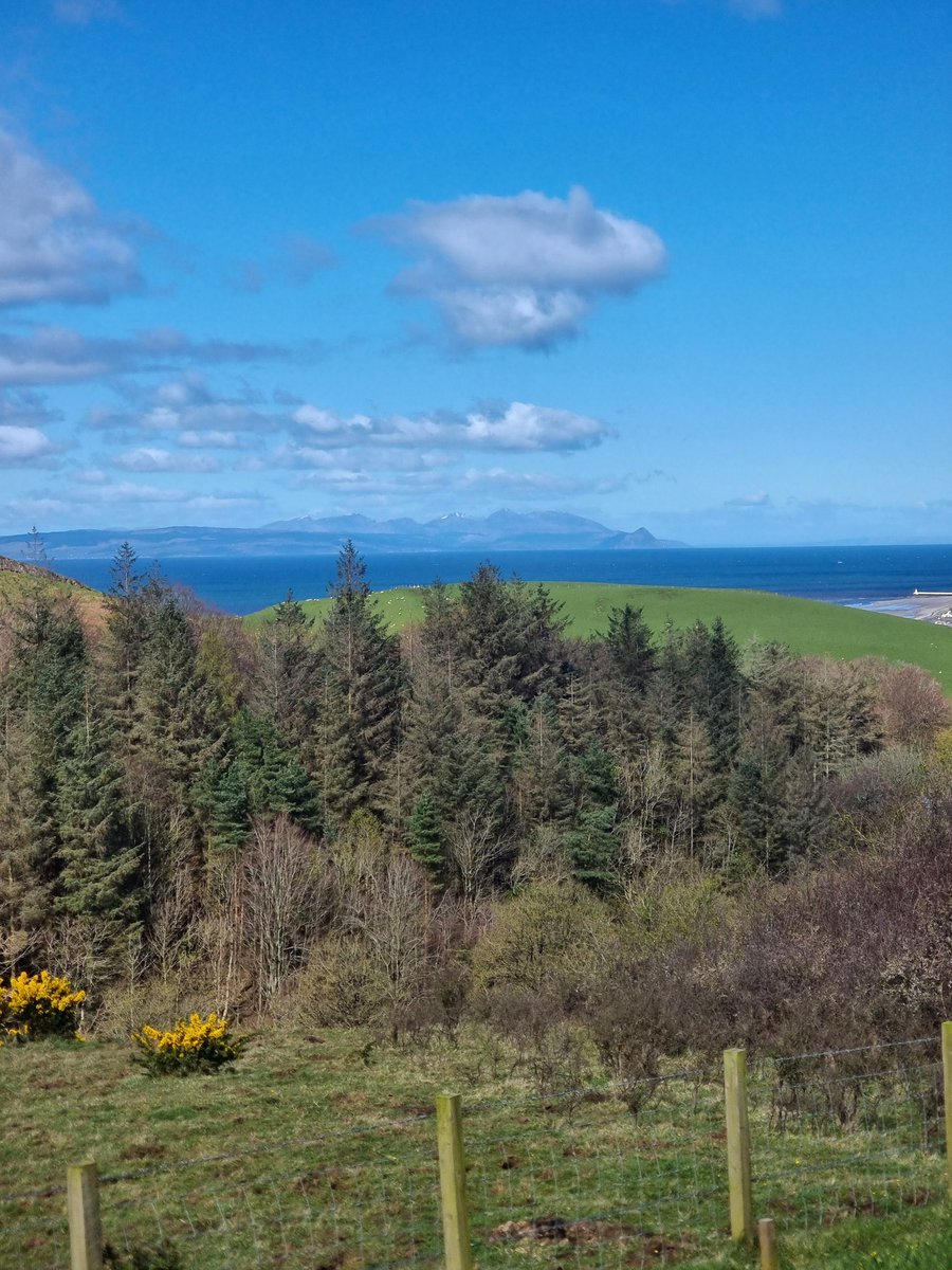 Ayrshire view of #IsleOfArran