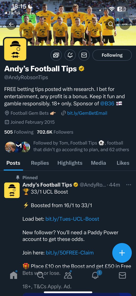 Sam Pattinson* tweet media