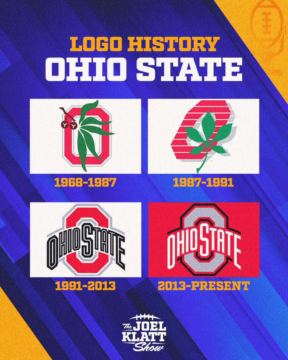 The @OhioStateFB logo transformation 🔥