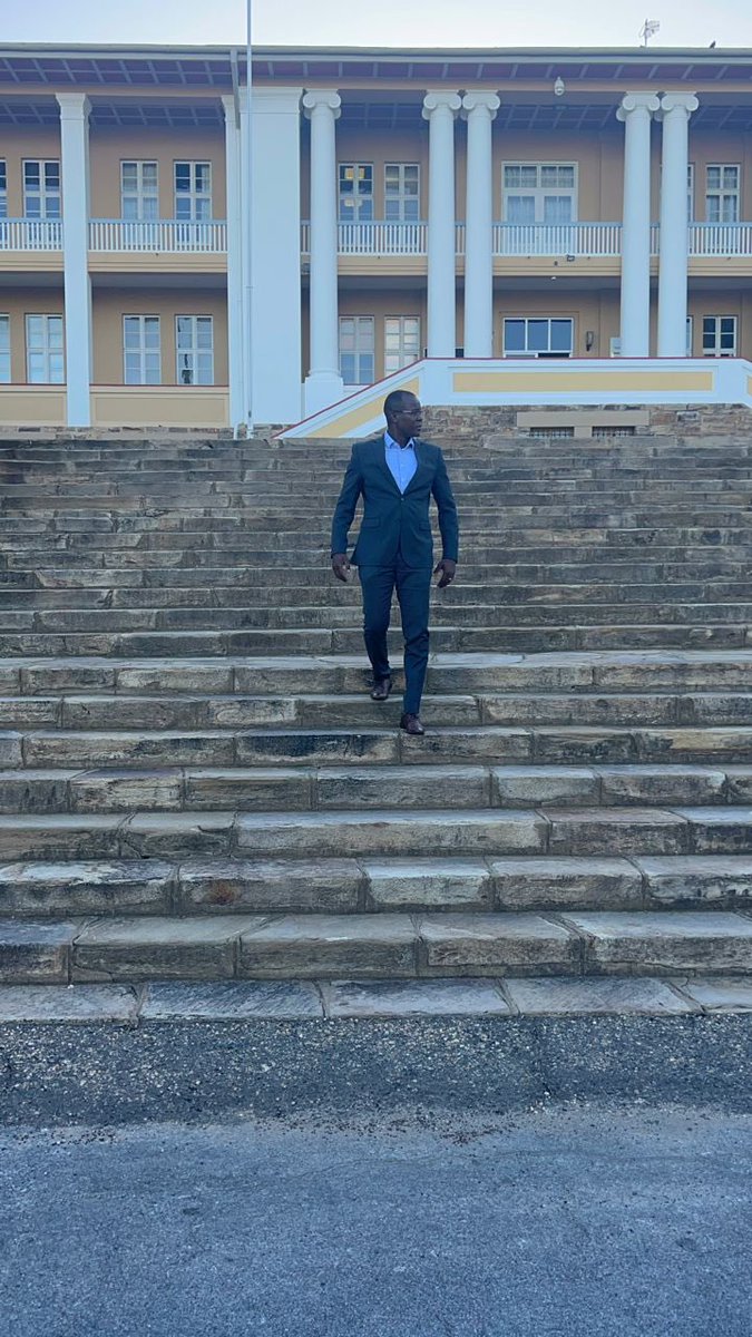 VipuaM's tweet photo. I left gracefully. With a smile 😊 . It’s important for the next phase. It’s not the end of an era, but rather a beginning of a new journey. Thank you Namibians for the opportunity to have served 🙏🏼. https://t.co/NET3XNAWHy