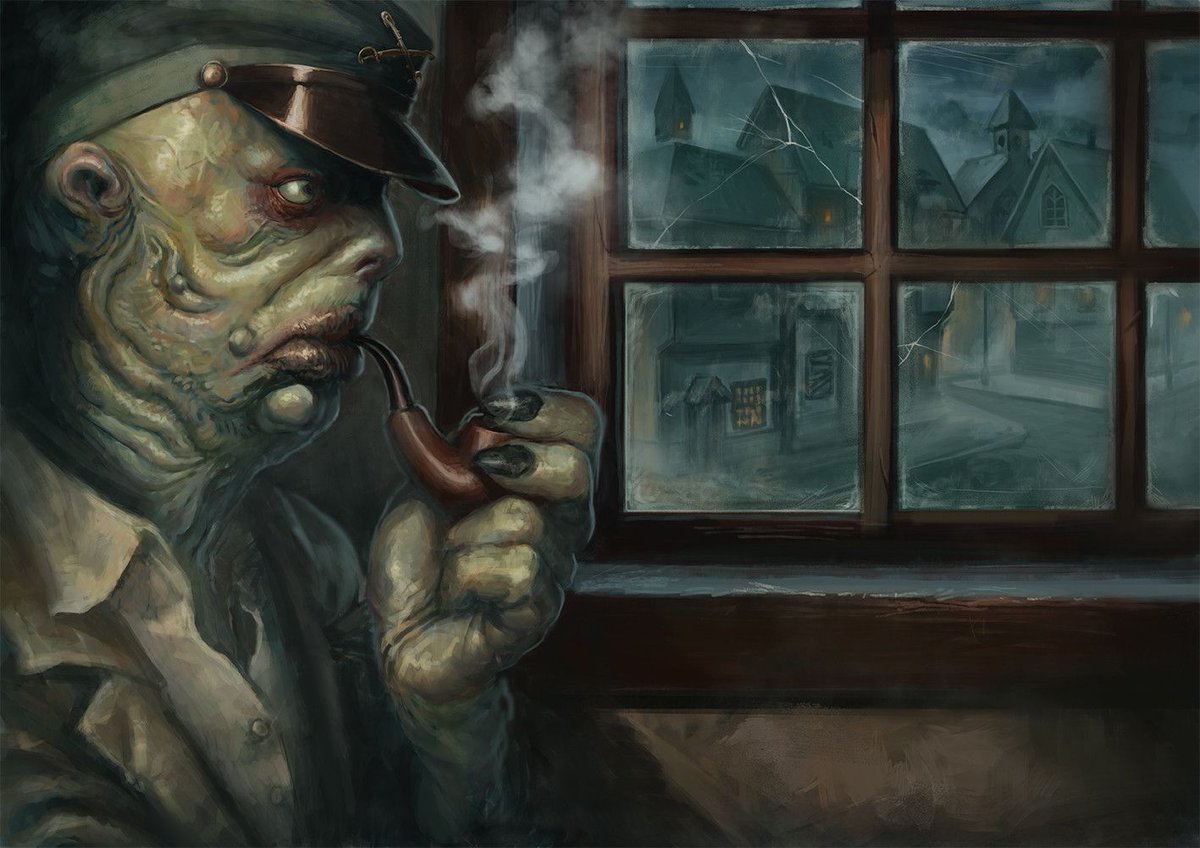 Innsmouth sailor by Sarmati

'The people of Innsmouth are not human - they are something far more sinister and ancient.'