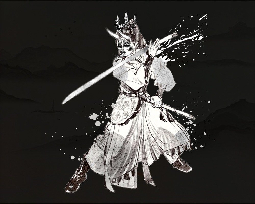 I have created this character for my client <a href="/Grimasaur/">Grimmnir Mäyräparta: TTRPGs, Stories, Video, V/O</a> 🩷