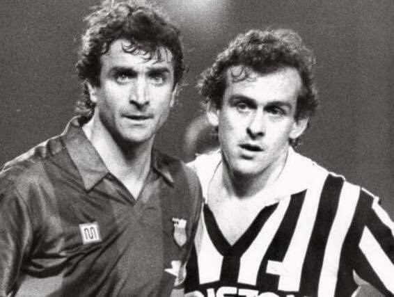 Alexanco & Platini. #FCBarcelona #Juventus