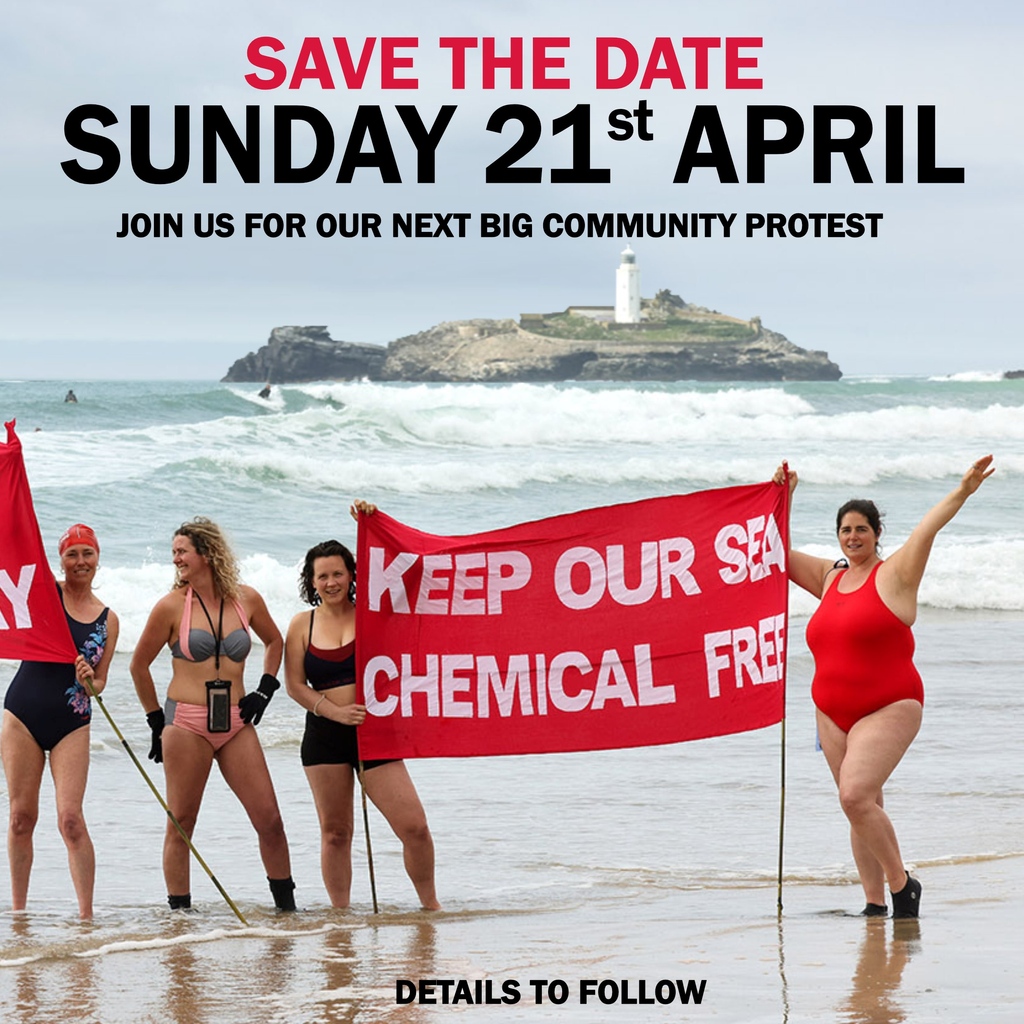 Our voice is being heard. Planetary Technology & South West Water decided to delay their joint enterprise marine geoengineering experiment until 2025. This was announced on Friday 5th April 2024. Add your voice. Join us on 21/04/24 book on Eventbrite eventbrite.co.uk/e/swim-for-the…