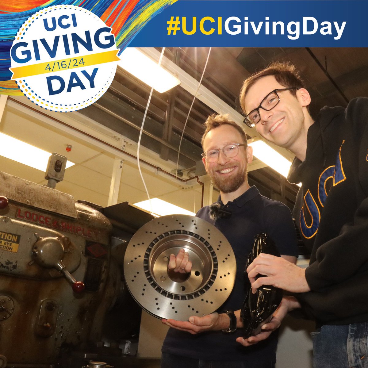 YOU can make a difference! It’s #UCIGivingDay, our 24-hour philanthropic event. Your gift supports a world where knowledge knows no bounds and solutions shape a better tomorrow. Make your impact at givingday.uci.edu/giving-day/803…