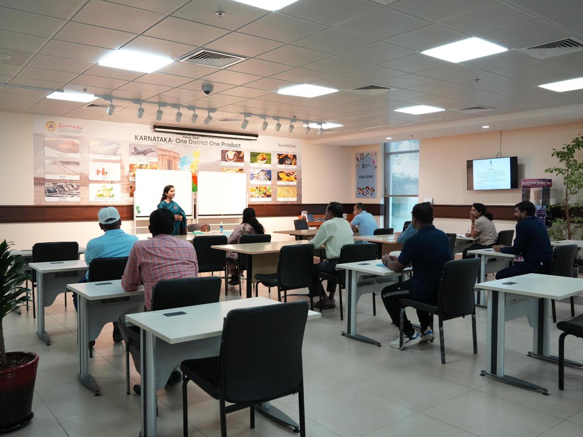 Weekly Hindi classes started at the Embassy of India, Bahrain. Students from diverse backgrounds attended the first class.