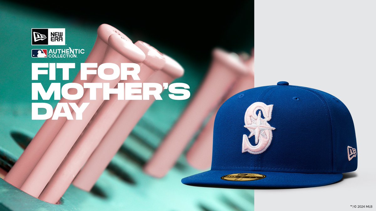 The 2024 Mother’s Day On-Field cap collection launches today! Available in 59FIFTY (regular and low profile), 39THIRTY stretch, adjustable (adult and women’s) and youth. 🌸🌺🌷