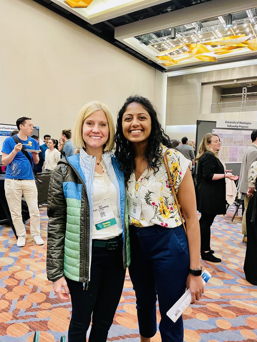 Great running into a fabulous mentor <a href="/FurrStimming/">efurr</a> from med school  <a href="/UTHealth_Neuro/">UTHealth Houston Neurology Residency</a> at #AANAM