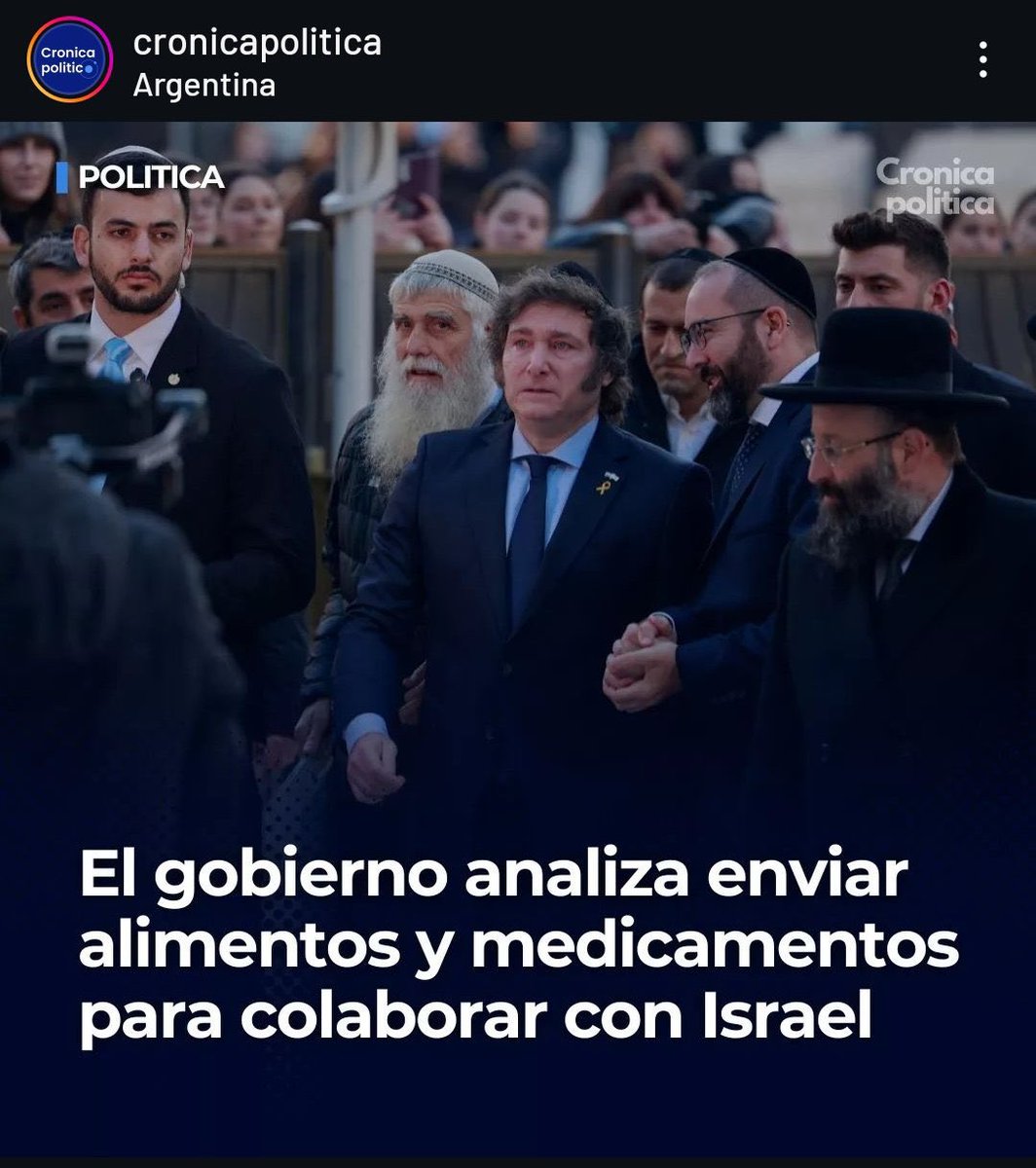 diegowainstein's tweet photo. Mientras restringe el alimento a los comedores comunitarios argentinos….
Lo peor de todo, es que Israel no le pidió nada.
USA no le pido nada.
Es un cipayo, entreguista, pusilánime, y babosa arrastrada, absolutamente vocacional. https://t.co/5Kg2ONVjSv
