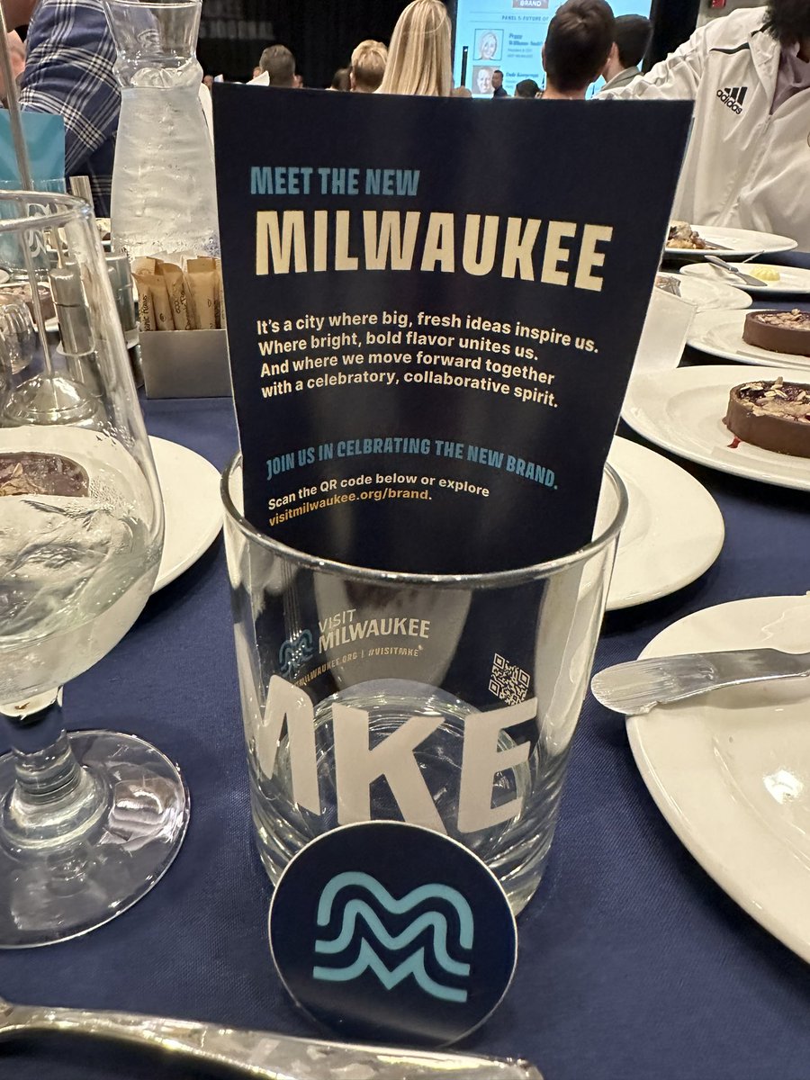 It’s a new brand identity for @visitmilwaukee - but it’s so much more than that. It’s a chance for everyone in MKE to celebrate together, tell our city’s stories and draw even more people in. @MayorMKE named the new logo “the flow.”