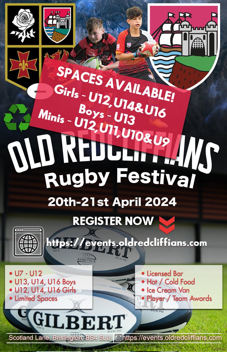 ‼️ Junior & Mini Festival ‼️ SPACES AVAILABLE We have a limited amount of spaces that have opened up for our Junior & Mini festival. Please get in touch ASAP if you would like a spot. They will fill up fast! Gemma Beake 📱07935284467 #UTR #rugbyfestival #localrugby
