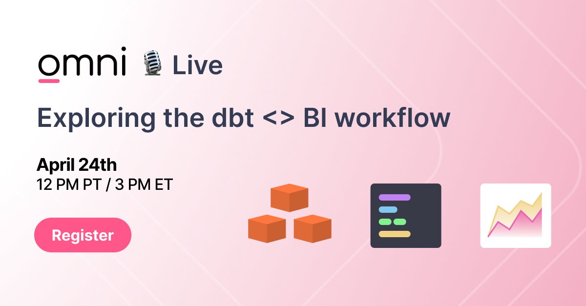The dbt &lt;&gt; BI workflow is broken.

Switch to #dbt → build/test/document your model → check it into version control → build → deploy. Doing this for every data set doesn’t scale. There's a better way.

Join our LinkedIn Live w/ <a href="/cmerrick/">cmerrick</a> to learn more: bit.ly/443Q9yE