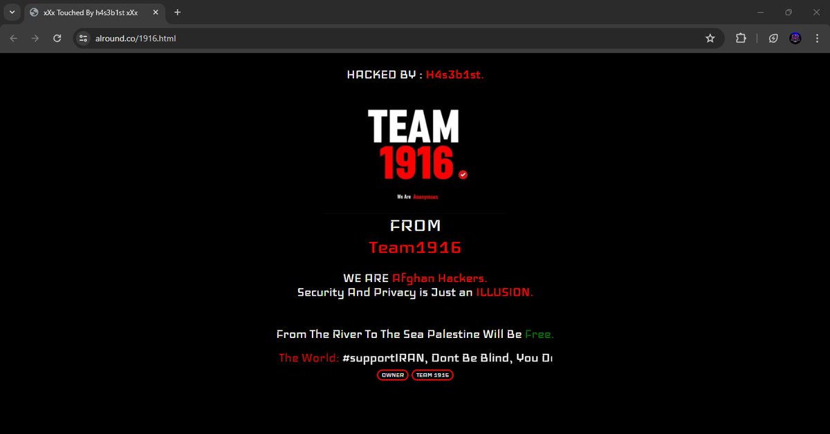 Hacked bY TeaM1916 Target: alround.co/1916.html Message: H4s3b1st was Here! #TeaM1916 #AzzaSec #SupportIRAN